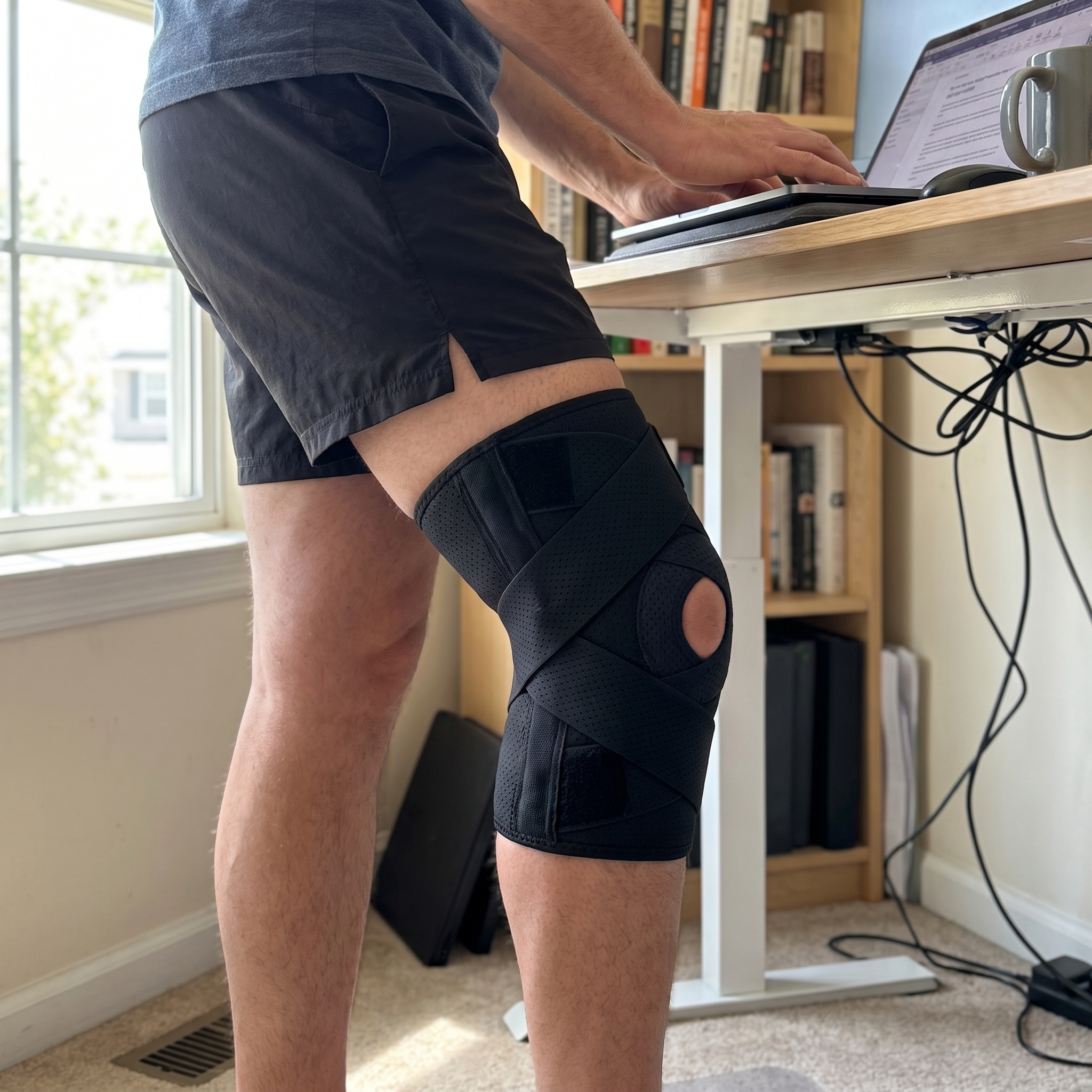 Voria KneeEase at a standing desk